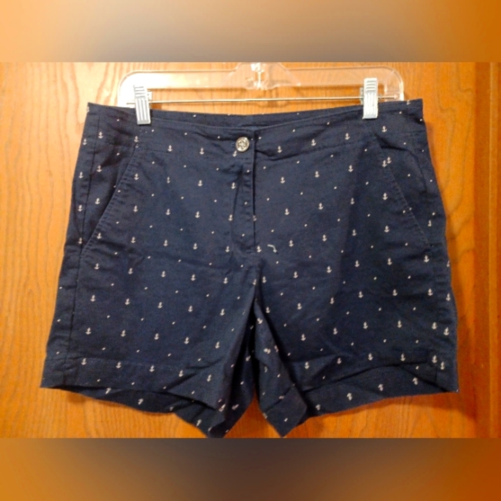 NAUTICA Blue Nautical Print Shorts